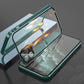 Caja de teléfono de doble cara de vidrio templado magnético para iPhone