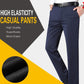 （Compra 2 envío gratis）Pantalones clásicos de hombre de alta elasticidad-3
