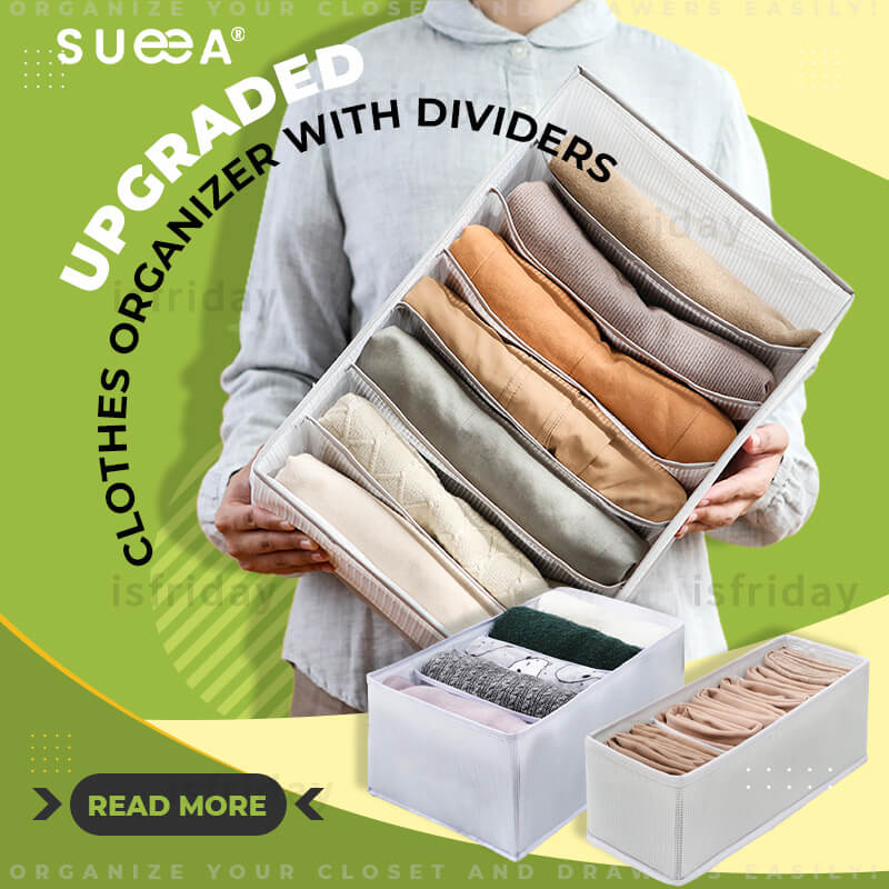 Sueea® Organizador de ropa mejorado con separadores-7