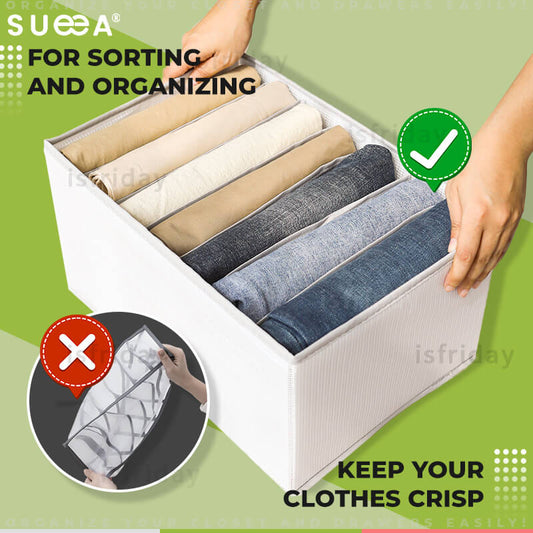 Sueea® Organizador de ropa mejorado con separadores-2